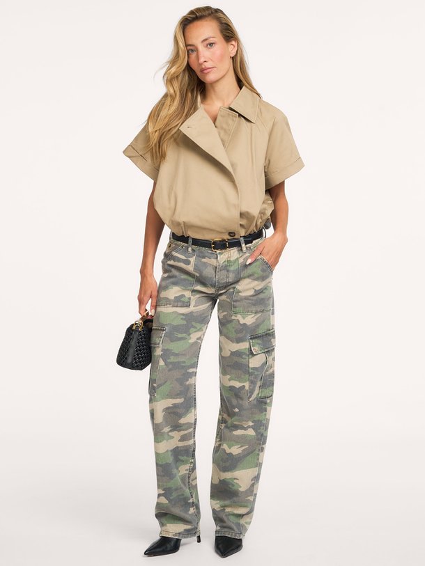 Lisha Trench Vest Lisha, katoenen jasje