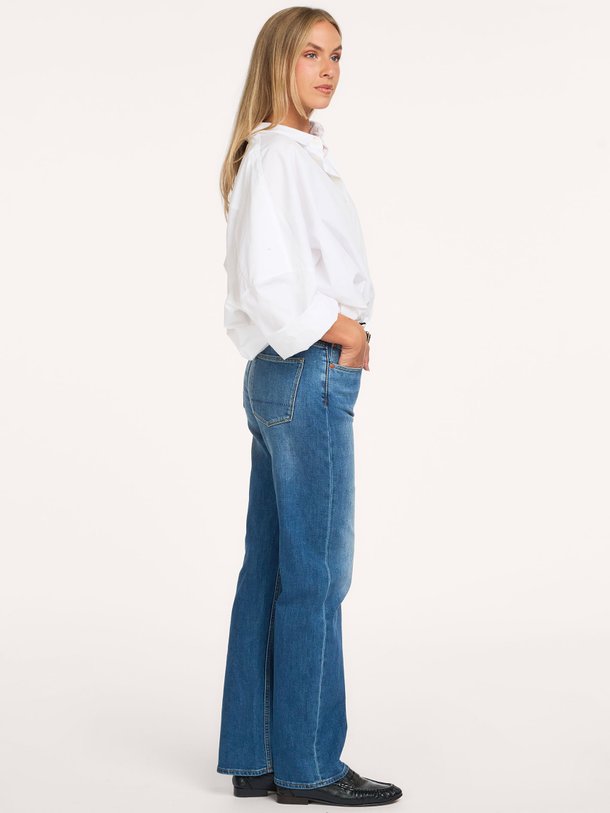 TSUBO FUJIKO Fujiko, mid waist straight fit jeans