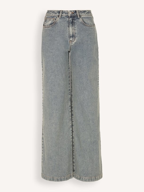 Melody Side, high waist wide leg jeans