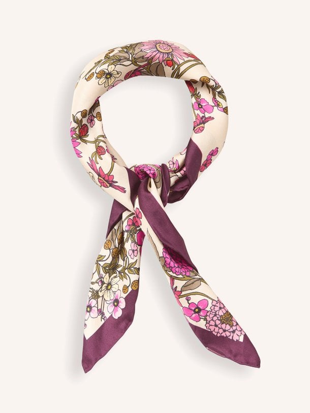 Elyfiora Sia Scarf Elyfiora Sia, zijden sjaal met print