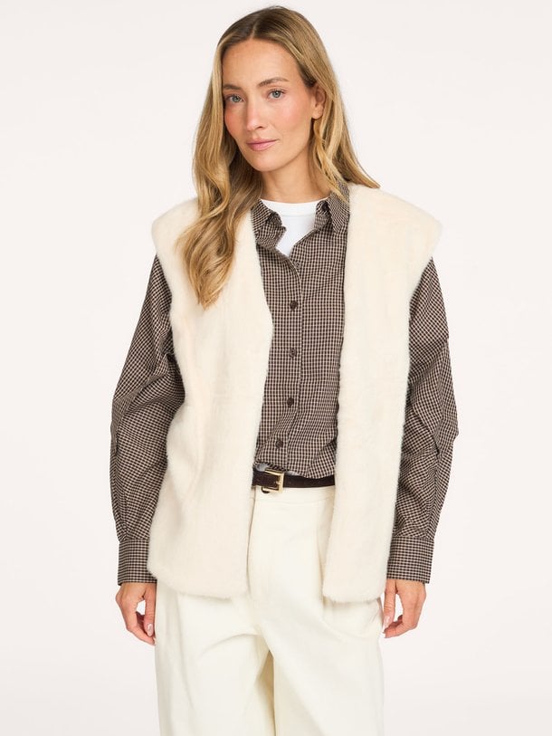 Glenna Glenna, fake fur gilet
