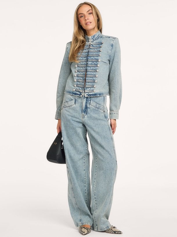 Jackson, high waist barrel fit jeans