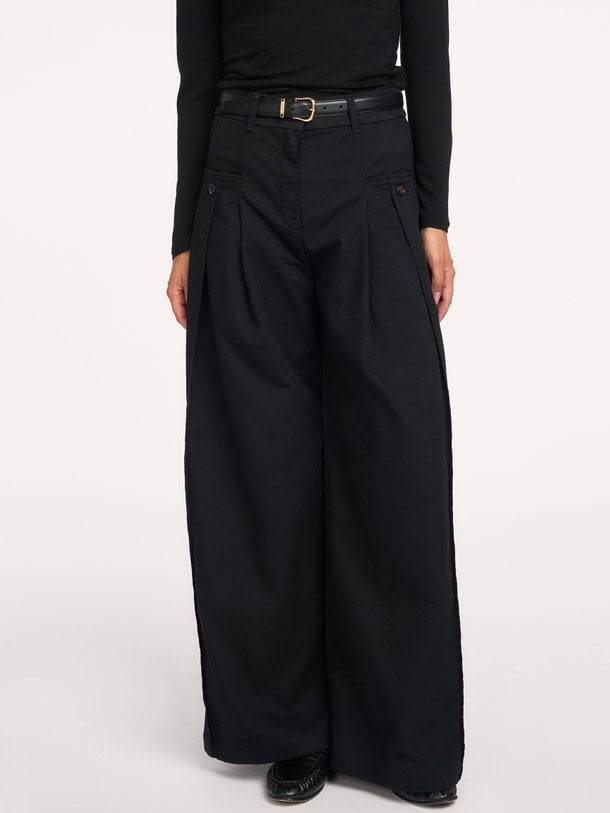 TATAMI PANTS COT Tatami, high waist wide leg jeans