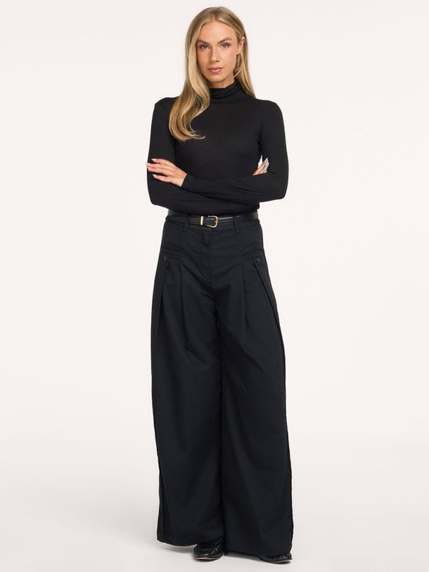TATAMI PANTS COT Tatami, high waist wide leg jeans