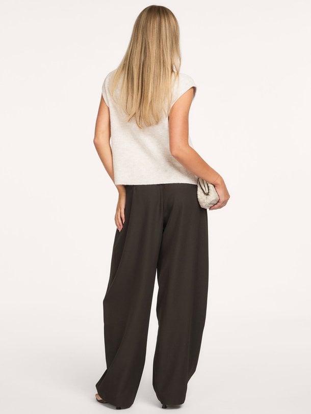 Shanelle, gebreid gemêleerd vest