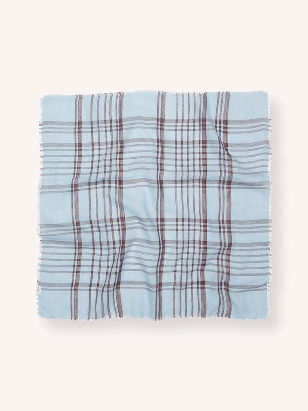 Grid Cowea Scarf Cowea, katoenen sjaal met print