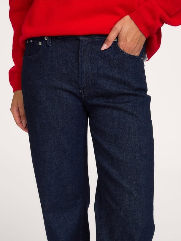 TSUBO GINKO Ginko, mid waist straight fit jeans
