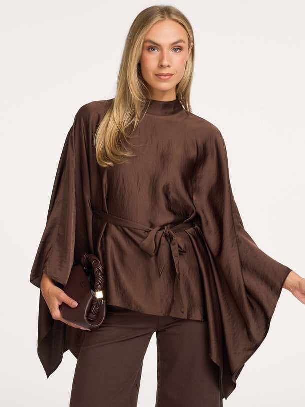 IdunCC Poncho Blouse Idun, viscosemix top