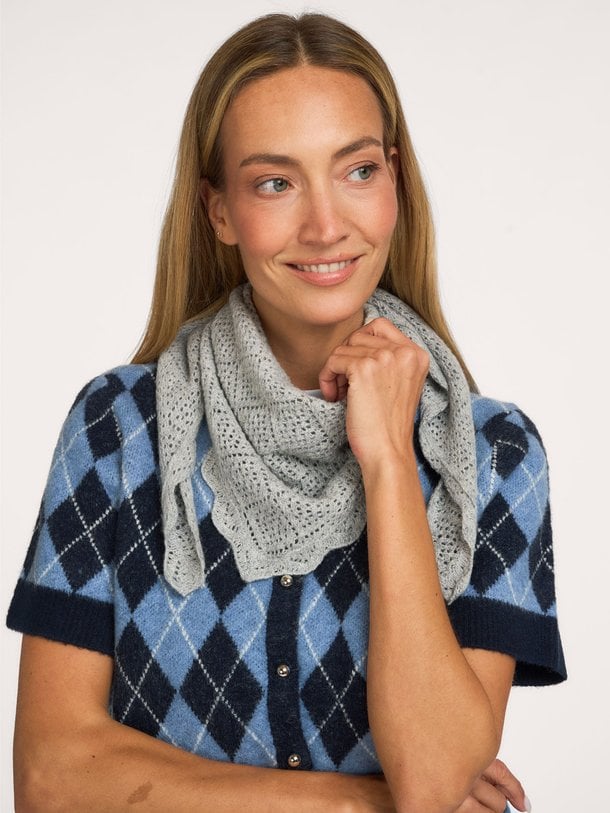 Misty Medium Pointelle Scarf Misty, cashmeremix sjaal