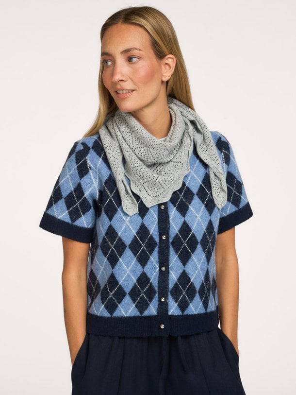 Misty Medium Pointelle Scarf Misty, cashmeremix sjaal