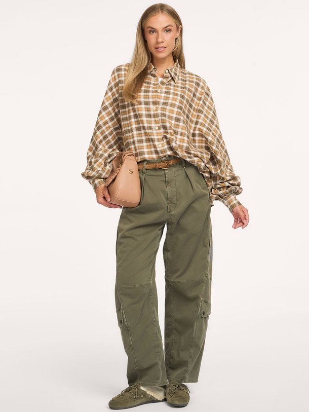 Blouse Antonia Flanell Anthra Antonia Flanell, katoenen geruite blouse