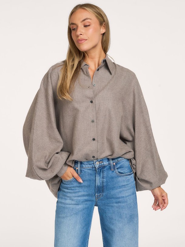 Blouse Antonia Flanell Anthra Antonia Flanell, katoenen blouse
