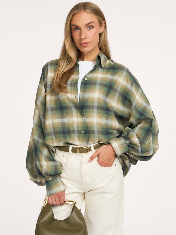 Blouse Antonia Check Check Antonia, katoenen geruite blouse