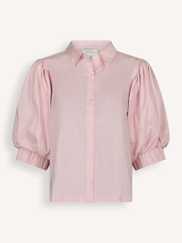 Etta Poplin Shirt Etta, katoenmix blouse