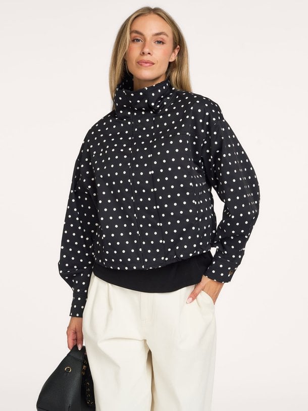 Callisa Dot Jacket Callisa, geweven jack met stippen