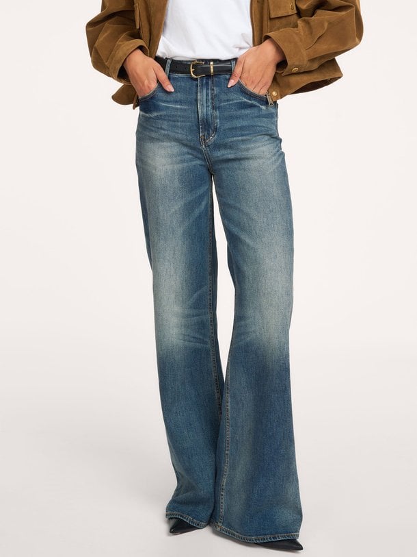 MIKU TSUMUGI Tsumugi, high waist straight fit jeans