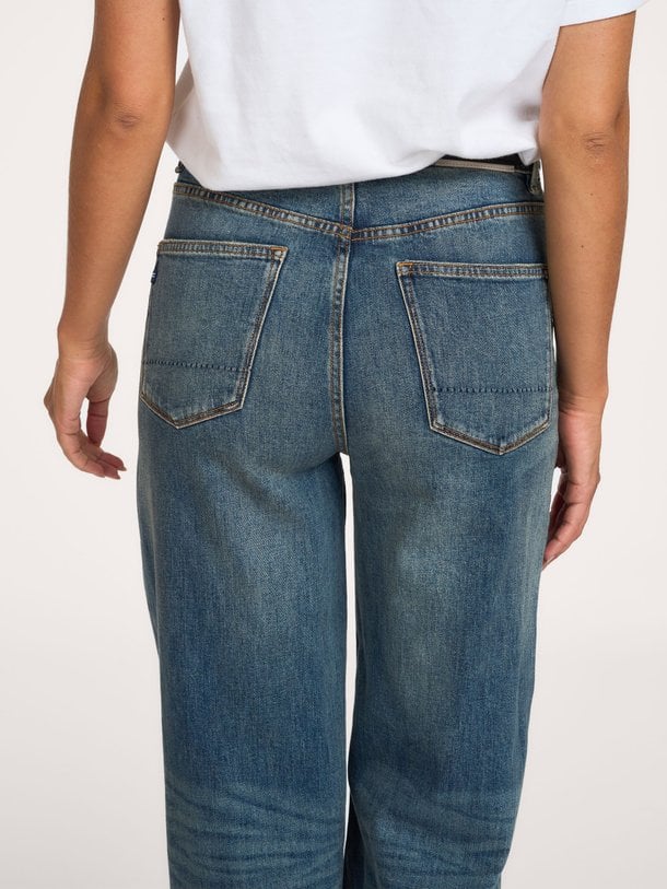 MIKU TSUMUGI Tsumugi, high waist straight fit jeans