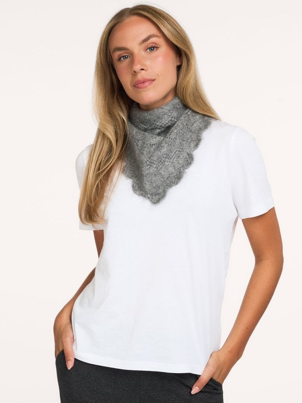 Opany Triangle Scarf Opany, mohairmix sjaal