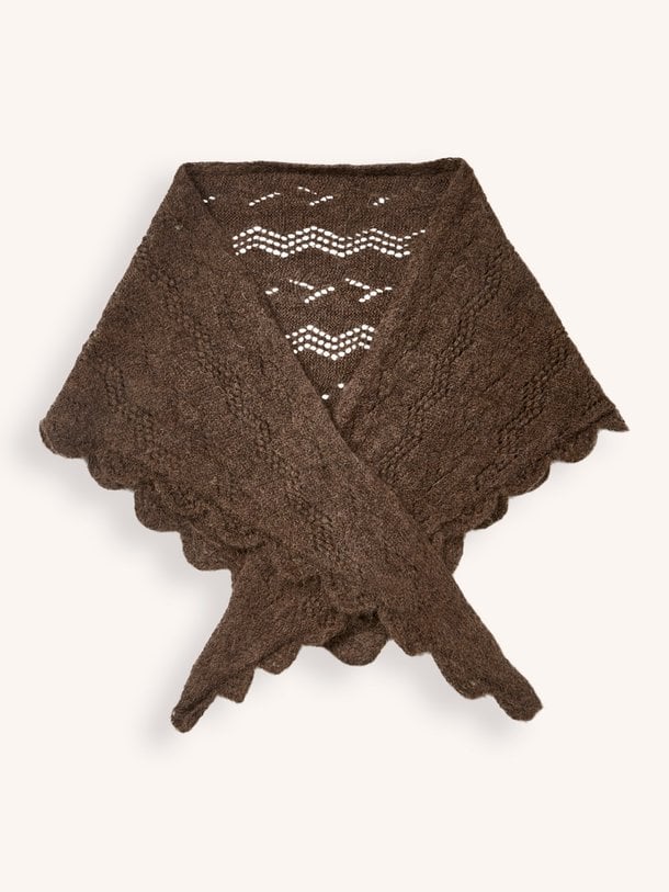 Opany Triangle Scarf Opany, mohairmix sjaal