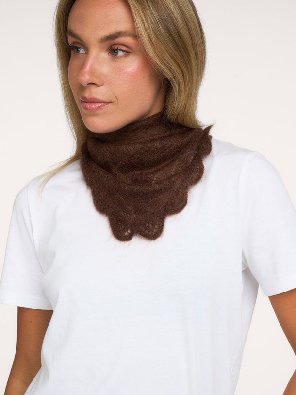 Opany Triangle Scarf Opany, mohairmix sjaal