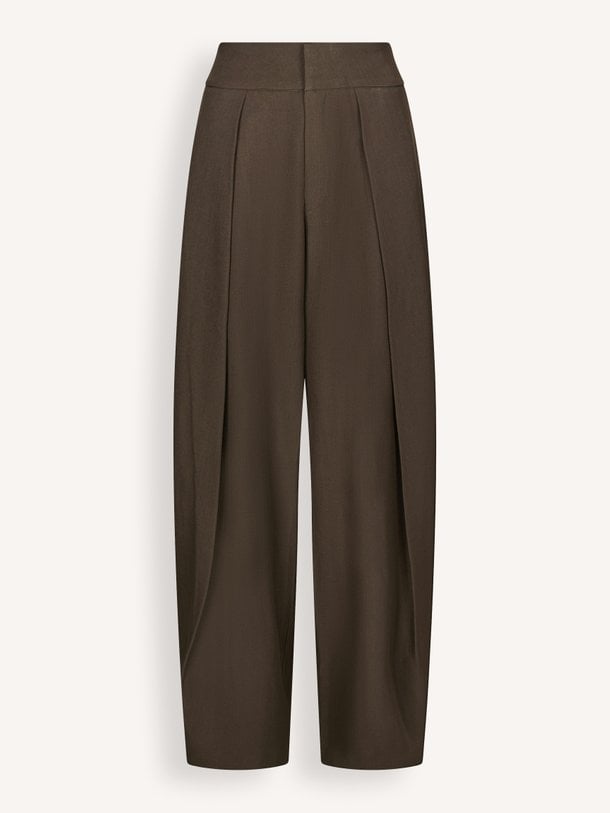 Lucille, geweven barrel fit broek