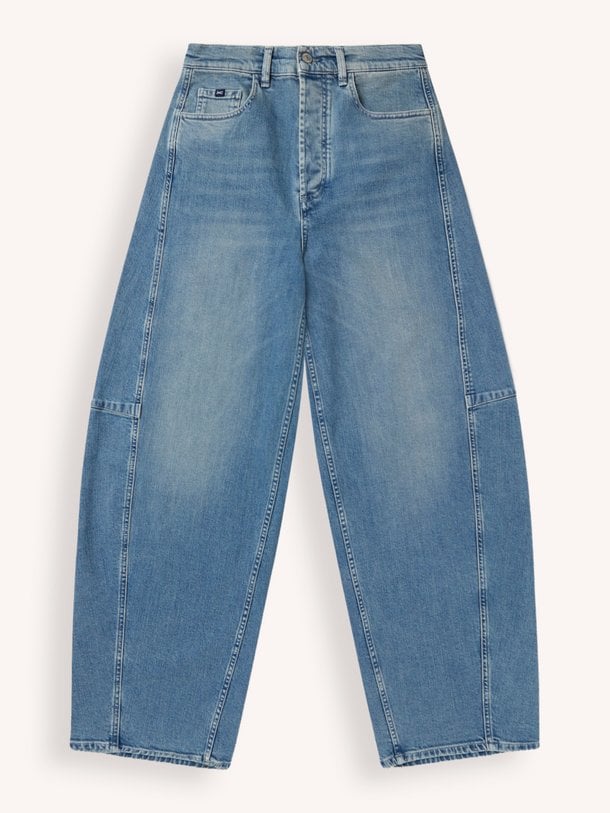 MAKI SCARLET Maki, high waist barrel fit non-stretch jeans