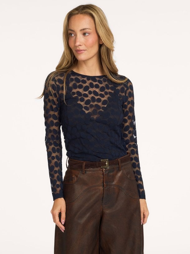 PenolaCC O-Neck Blouse Penola, geweven top