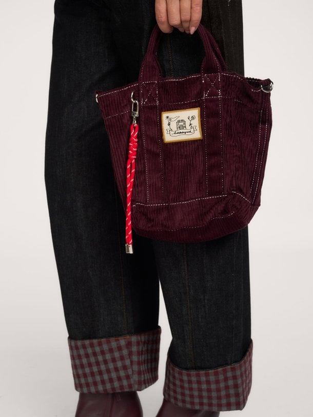Corduroy Gene Bag Gene, katoenen ribcord schouder-/handtas