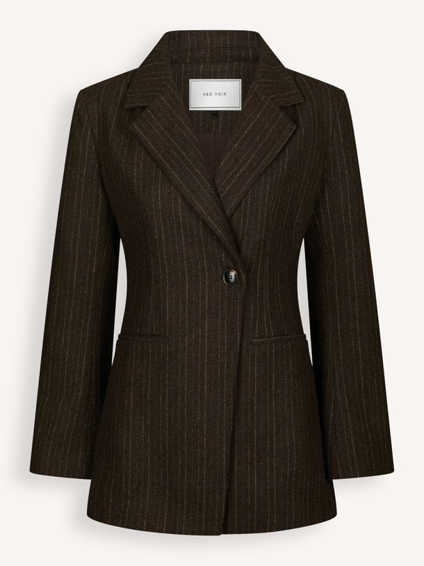 Bowie, geweven gestreepte blazer