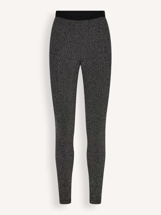 Rock Glitter Leggings Jersey legging met lurex