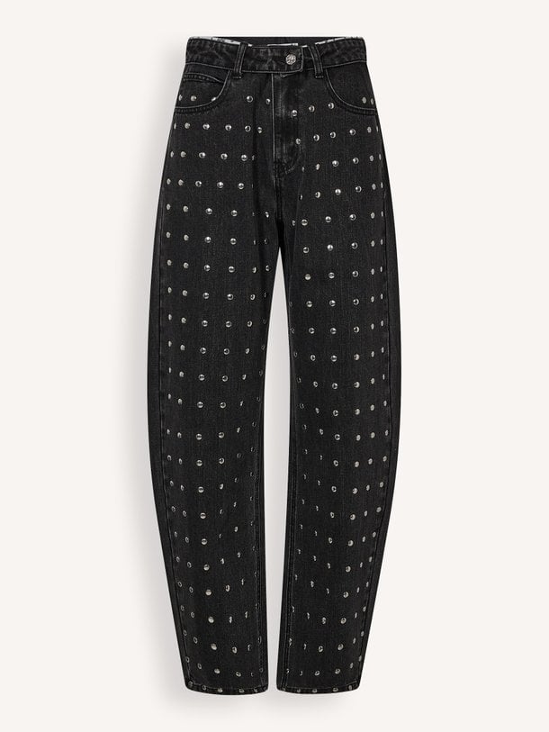 High waist barrel fit jeans