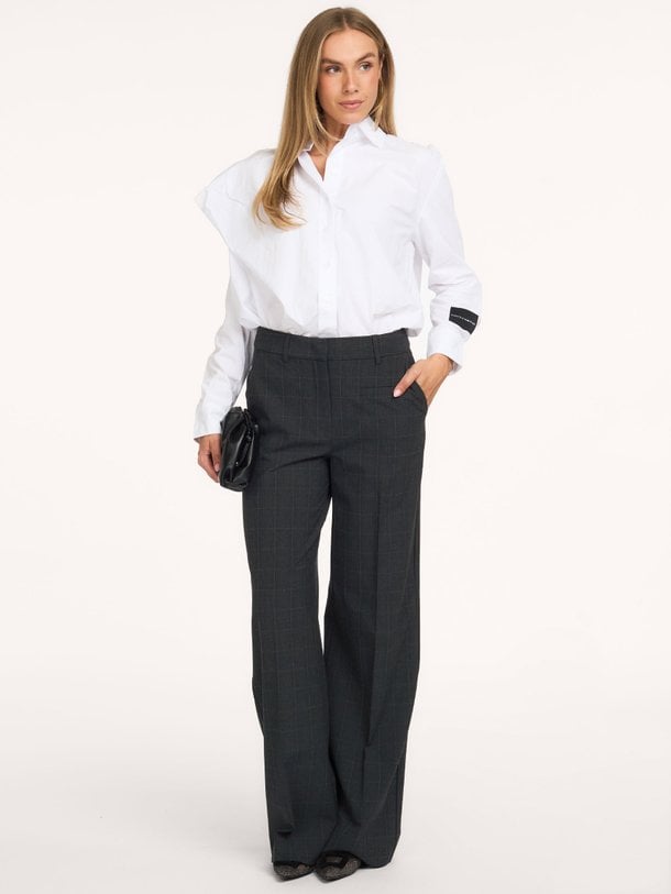 Cosmopolitan Drape Shirt Katoenen blouse