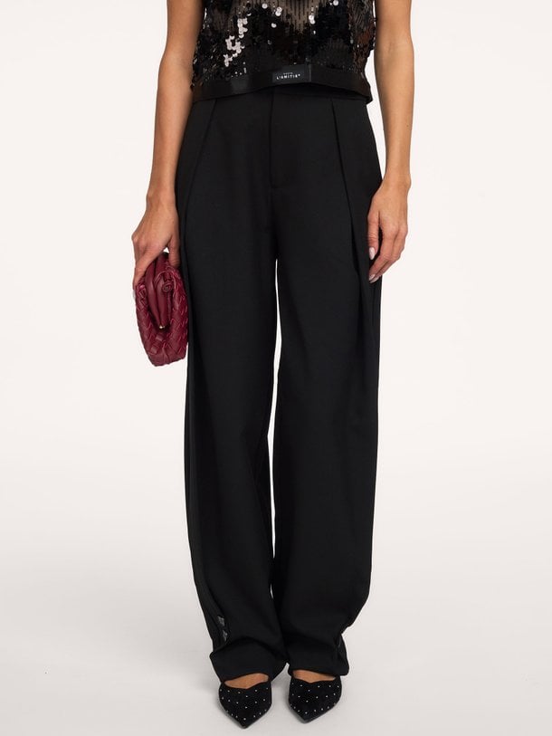 Zeppe Pleat Tall Pant Zeppe, geweven pantalon