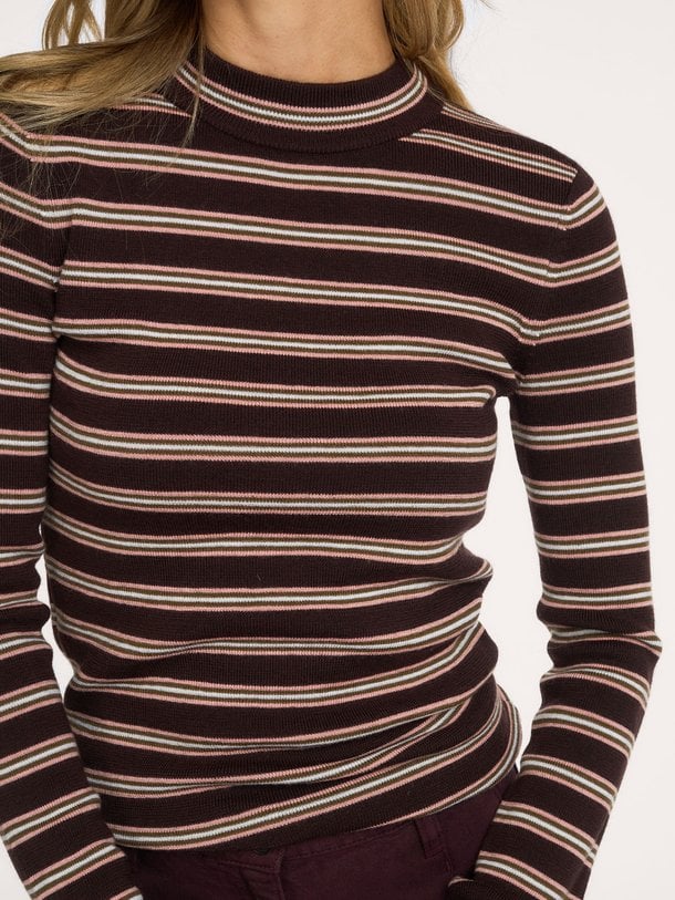 LOVELIE Sweet, wollen gestreepte longsleeve
