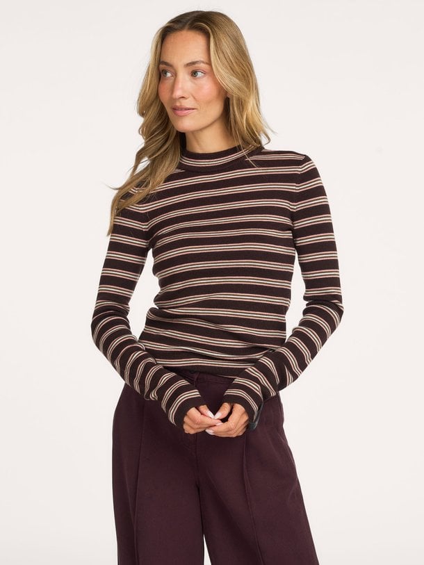 LOVELIE Sweet, wollen gestreepte longsleeve
