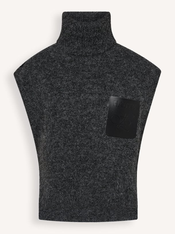Darcia Pocket Knit Vest Darcia, wolmix spencer