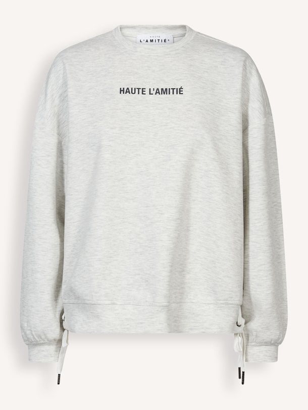 New studio Tie sweat Katoenmix sweater