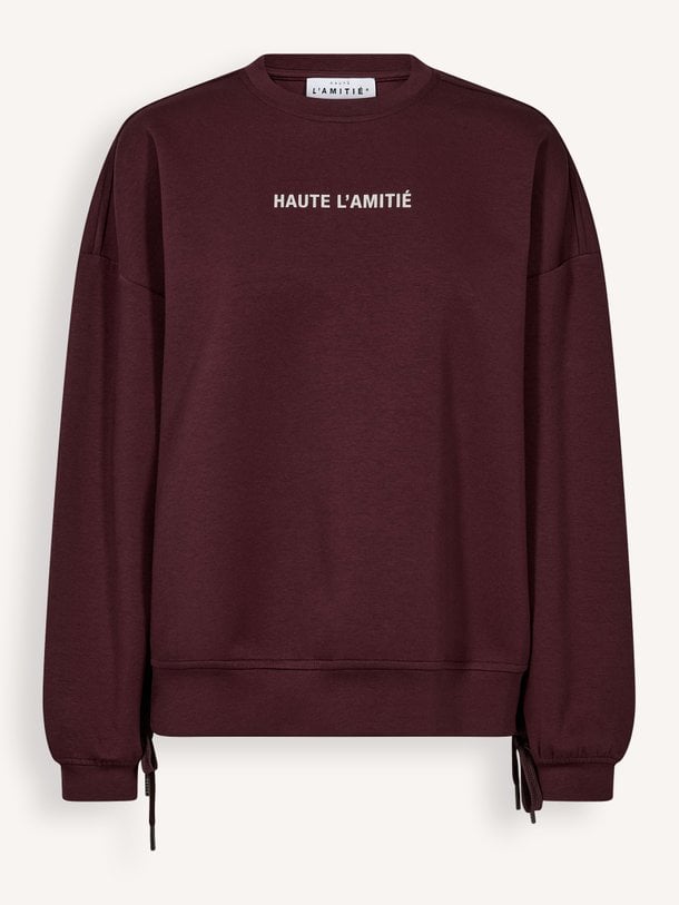 New studio Tie sweat Katoenmix sweater