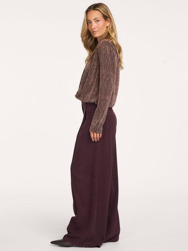 BLISS Ysane, jersey top met strass