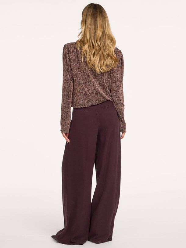 BLISS Ysane, jersey top met strass