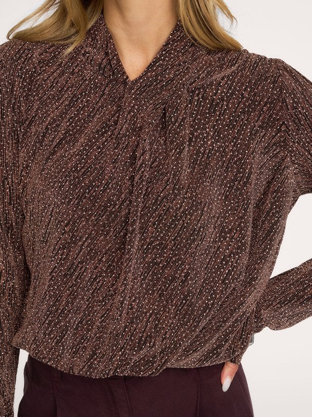 BLISS Ysane, jersey top met strass