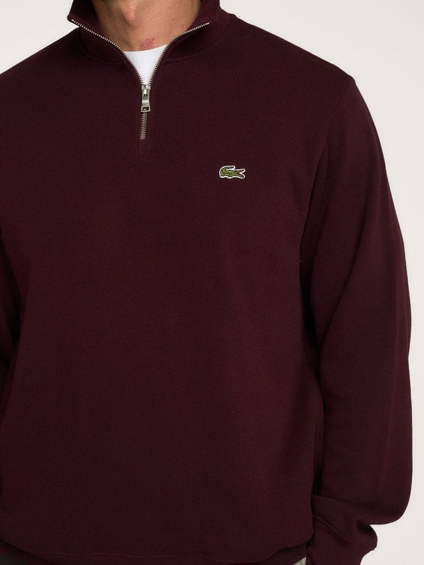 1HS1 Men's sweatshirt 07 Katoenen half zip trui