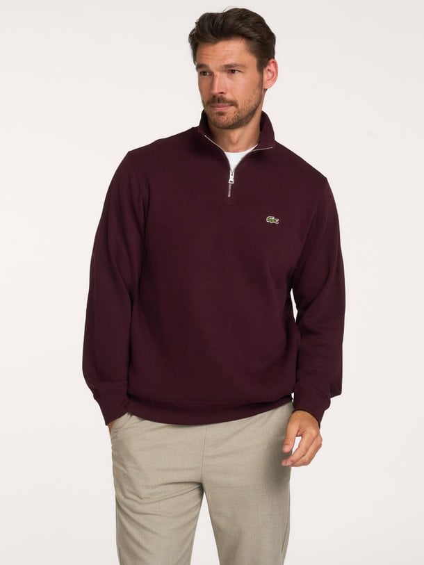 1HS1 Men's sweatshirt 07 Katoenen half zip trui
