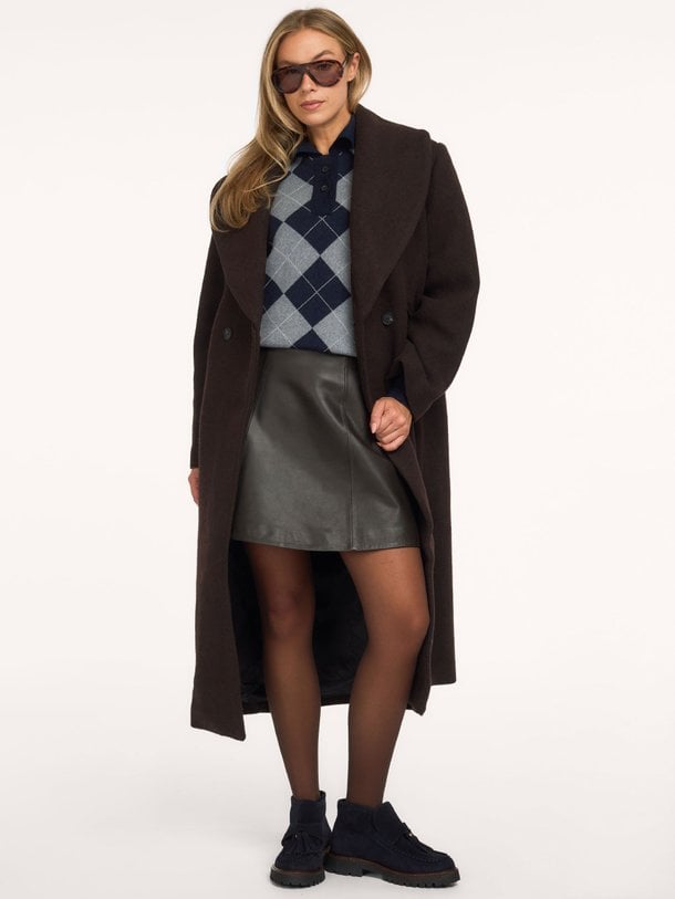 IOLale Leather Skirt Lale, lederen rok