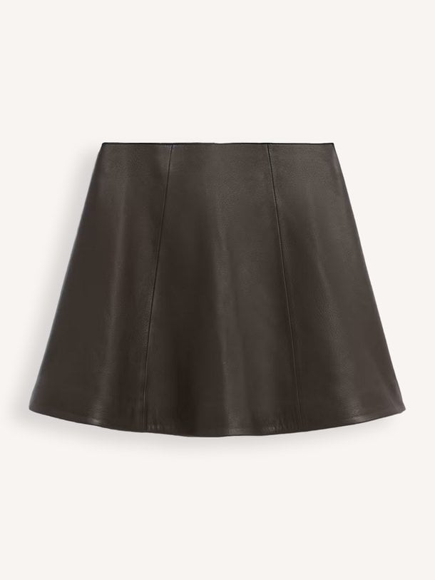 IOLale Leather Skirt Lale, lederen rok