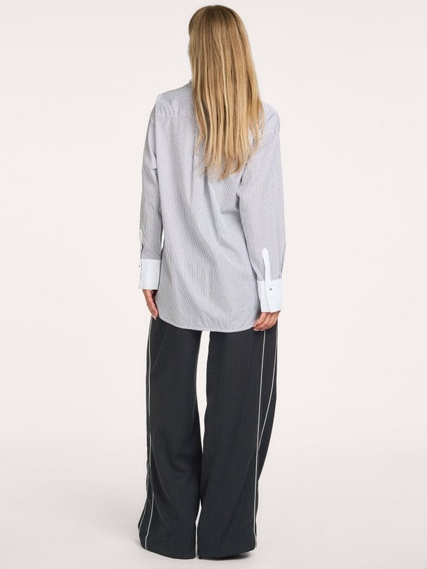IOMyrtleRose Top MyrtleRose, katoenen gestreepte blouse