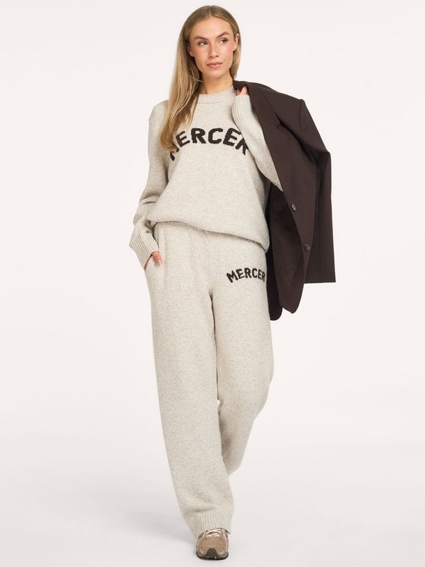 The Mercer Knit Pants Women Wolmix joggingbroek