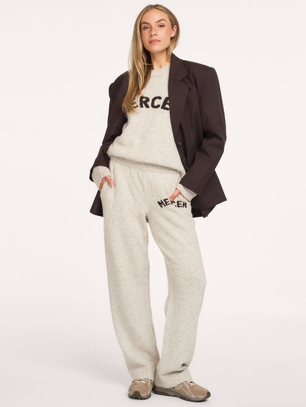 The Mercer Knit Pants Women Wolmix joggingbroek