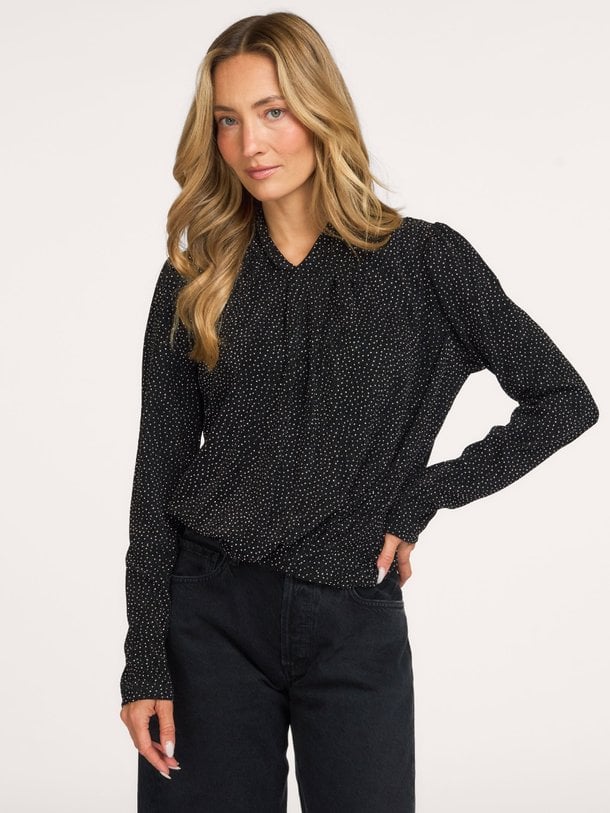 YSANE Ysane, jersey top met strass