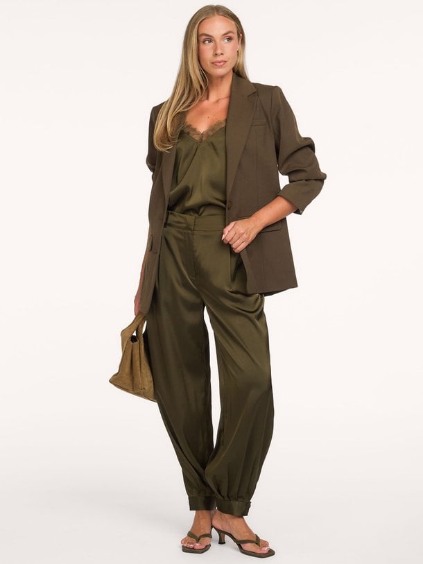 Delancy bold satin balloony pants Delancy, geweven balloon broek
